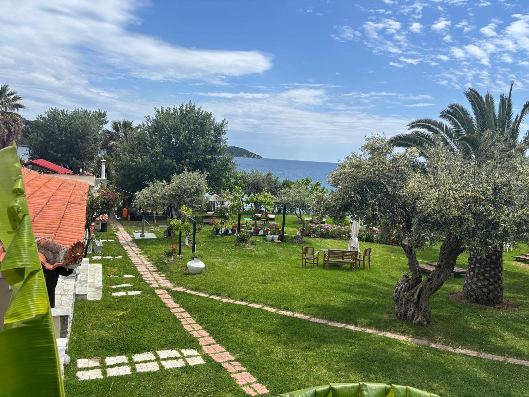 Angeliki Beach Hotel Megali Ammos  Zewnętrze zdjęcie